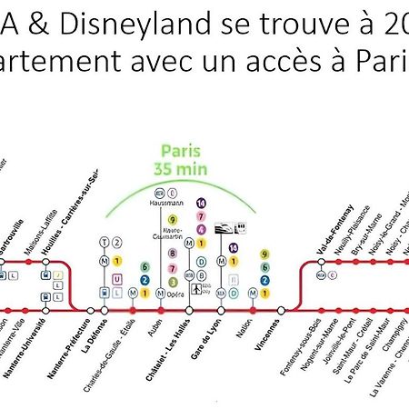 Cosy Appartement Near Disneyland & Paris Coupvray Exterior photo
